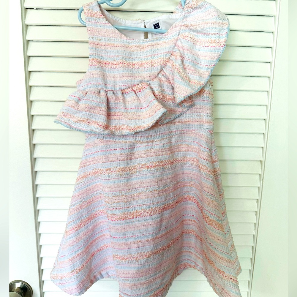 Janie and Jack tweed ruffle dress 5